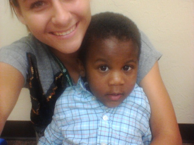 My little buddy Sebastian